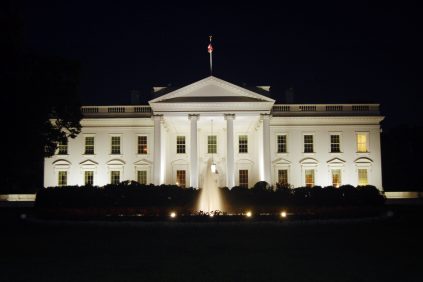 white-house-at-night